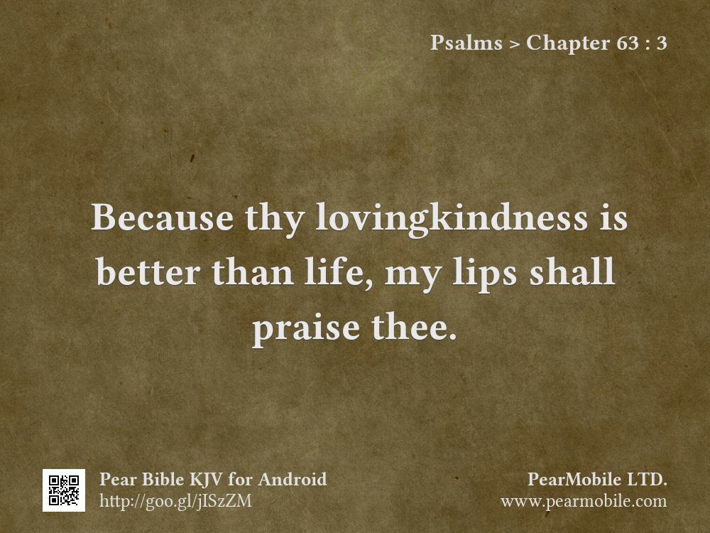 Psalms, Chapter 63:3